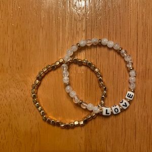 2 Casual cute Stretch Bracelets - NEW